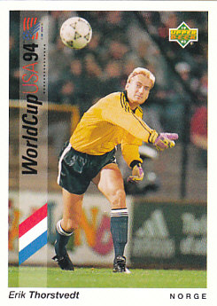 Erik Thorstvedt Norway Upper Deck World Cup 1994 Preview Eng/Ger #40